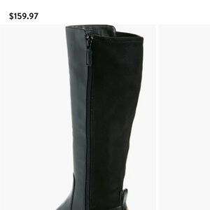 Cole Haan Black Over the Knee Boots Sleek Design